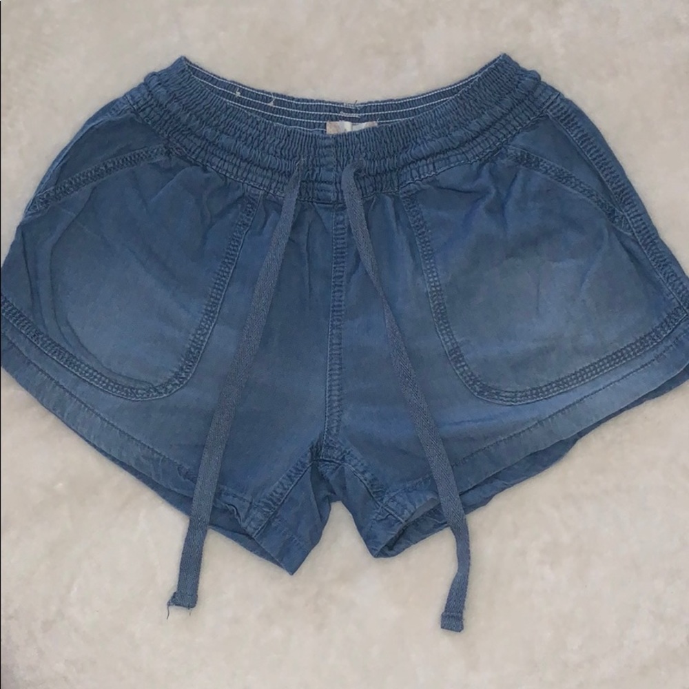 Altar’d State Denim Blue Lounge Shorts